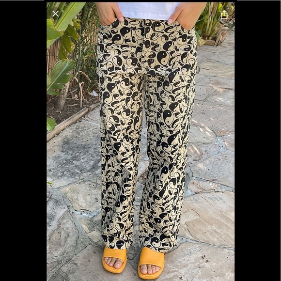 NEW Holiday the Label Ying Yang Vacation Pant - Well Balanced - Tan - Picture 4 of 8